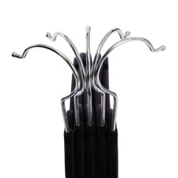 Tjbjler i velour med skridsikker buksestang - 20 stk sort