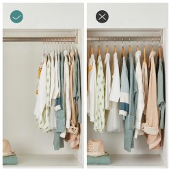 Brnebjler med skridsikker buksestang - 50 stk hvid velour