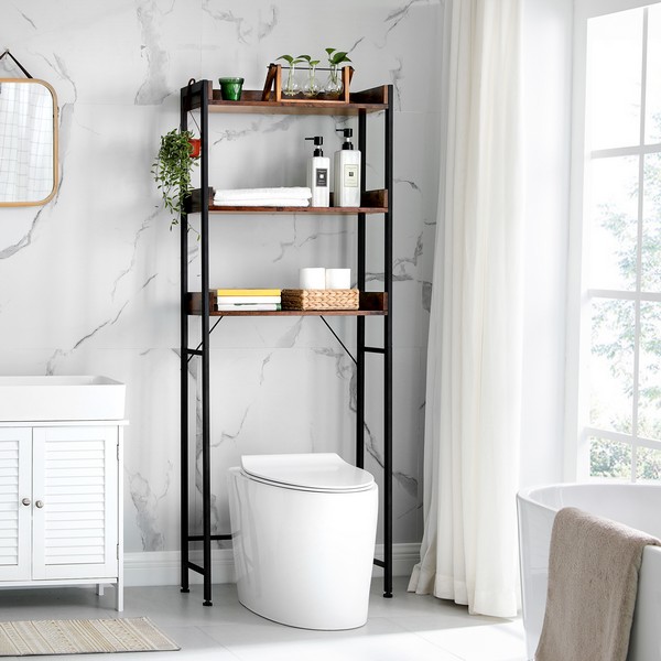 Billede af Badeværelsesreol - reol til badeværelse over toilet/vaskemaskine - Reoler og hylder > Reoler - gulvreoler og stuereoler - Daily-Living