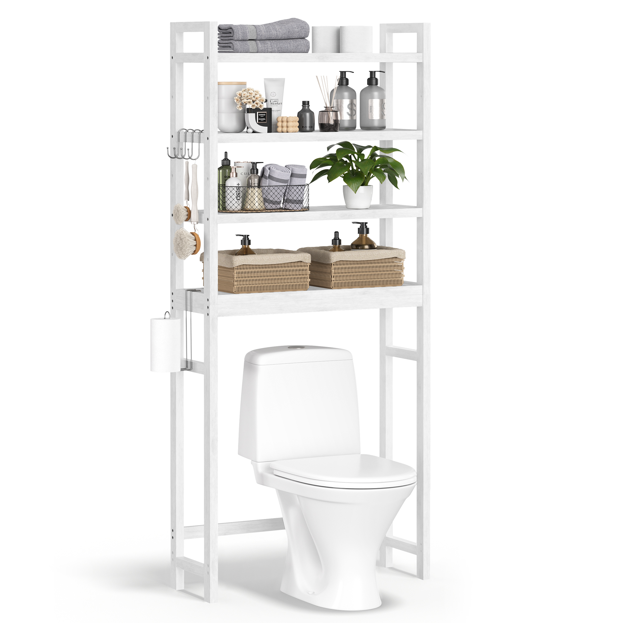 Badeværelsesreol - reol til badeværelse over toilet/vaskemaskine - Reoler og hylder > Reoler - gulvreoler og stuereoler - Daily-Living