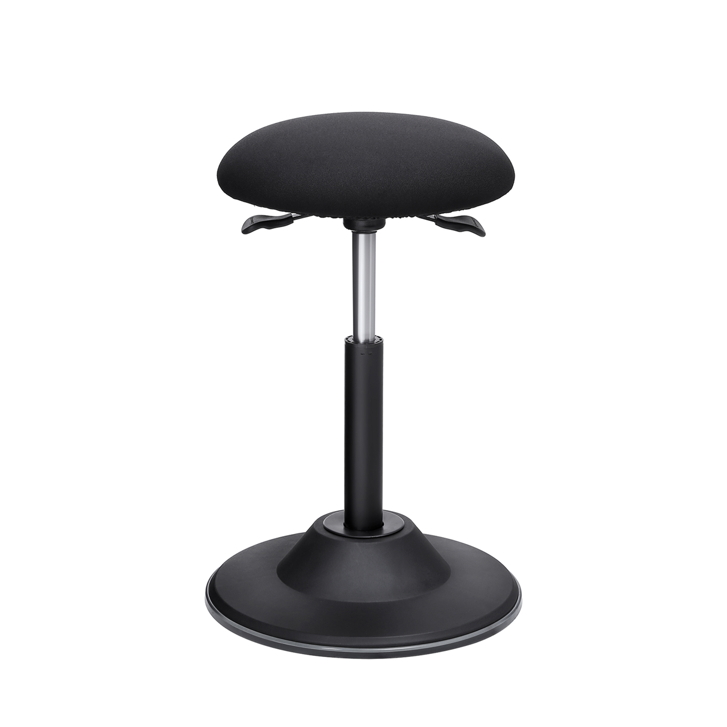 Rund taburet – aktiv sidde og balancestol – H 50-70 – sort – Skamler, taburetter og puffer – Daily-Living