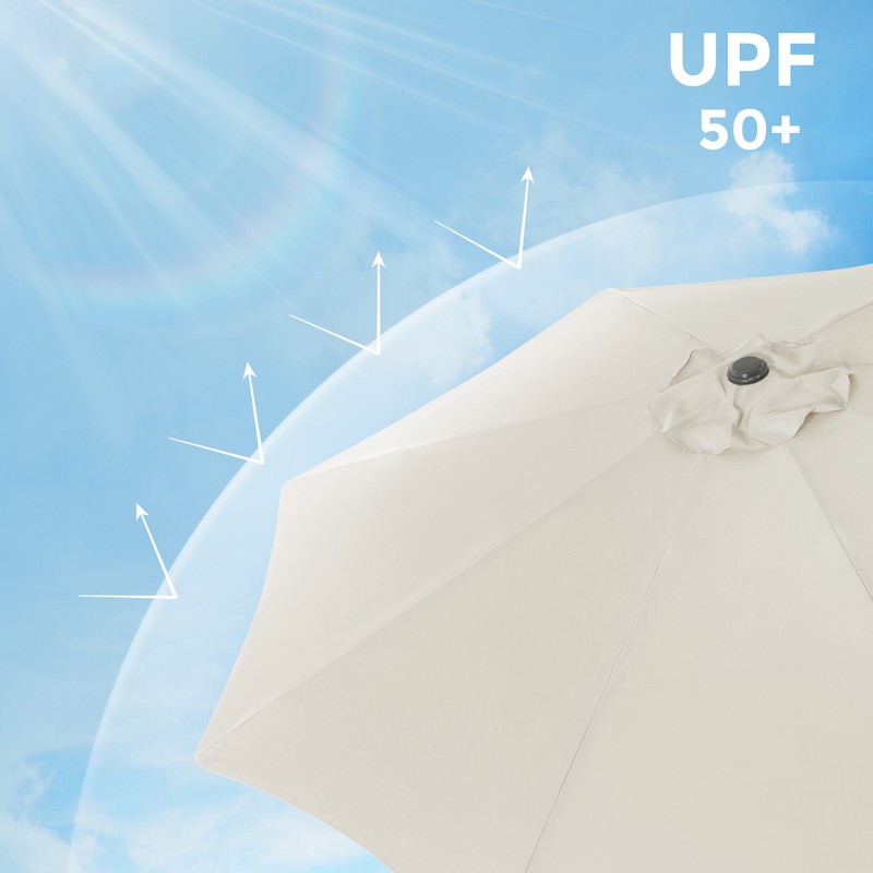Haveparasol Ø3 M med krank, produktbillede 7 af 9, Parasoller hos HomeNordic