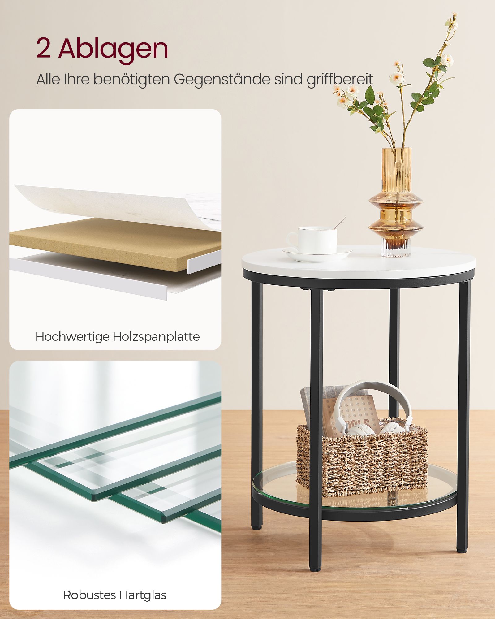 Sidebord, produktbillede 8 af 9, Sideborde hos HomeNordic