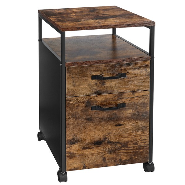 Sidebord Sengebord Industrielt Design Rustik Brun 41x45x66 Borde > Sideborde Daily Living
