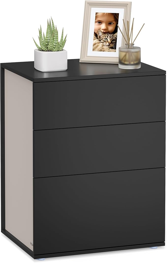 Sengebord Samles Uden Værktøj Sidebord Sort 35x45x59 Borde > Sengeborde Daily-living