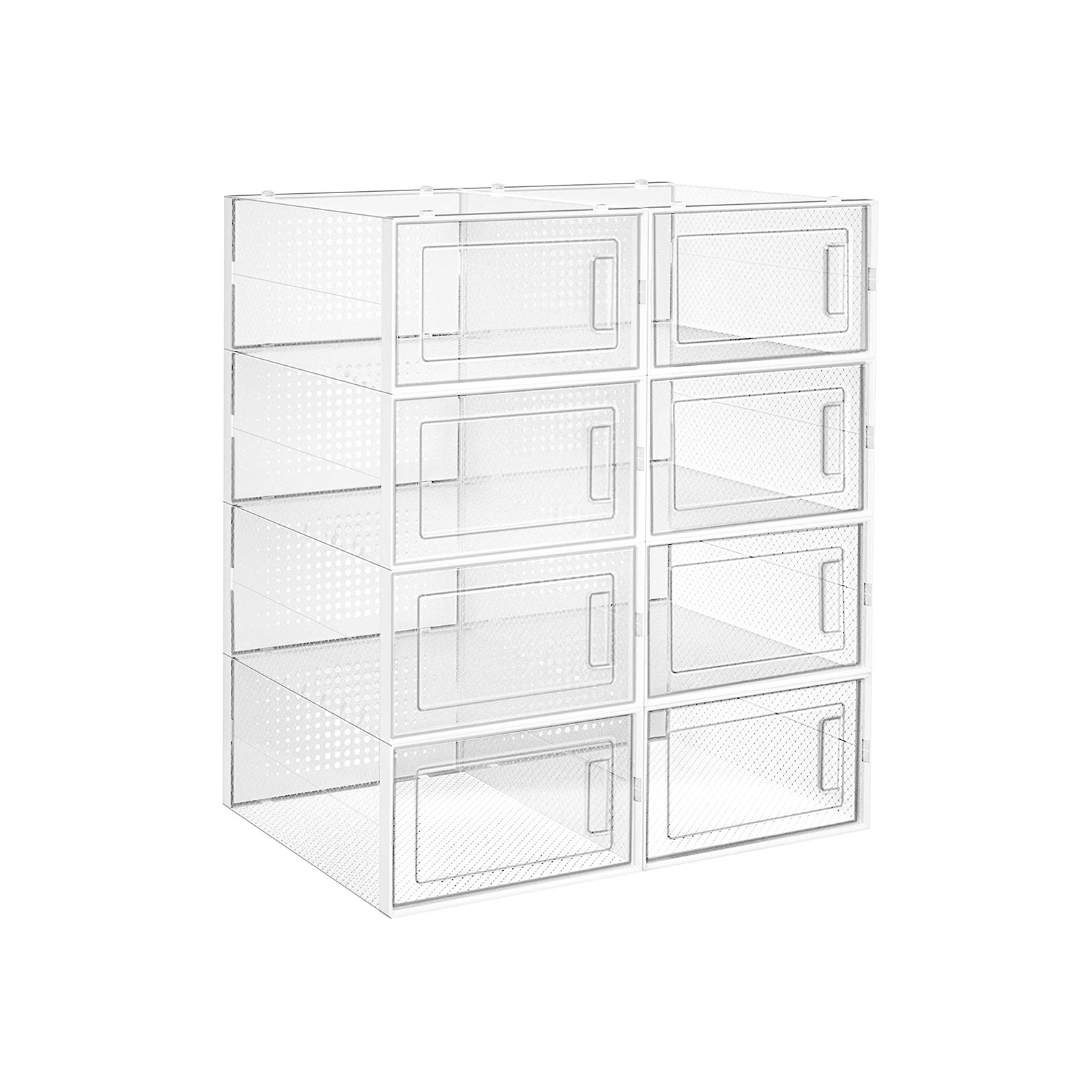 Opbevaringsbokse - 8 stk skokasser - opbevaringskasser til sko - Opbevaring - Daily-Living