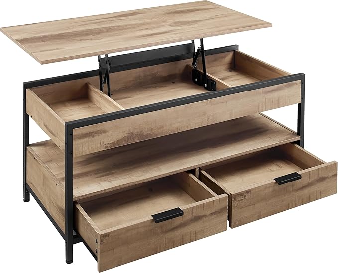 Sofabord Med Indbygget Computerbord Og Skrivebord Brun Borde Sofaborde Daily Living Fra Song